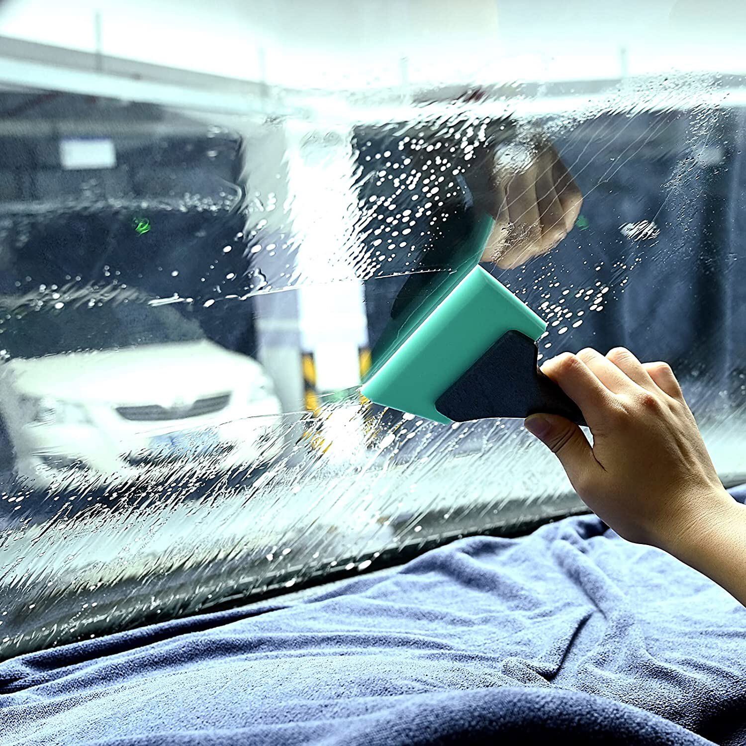 Tint Squeegee Small Squeegee Rubber Window For Car, Glass, Mirror, Shower Cleans