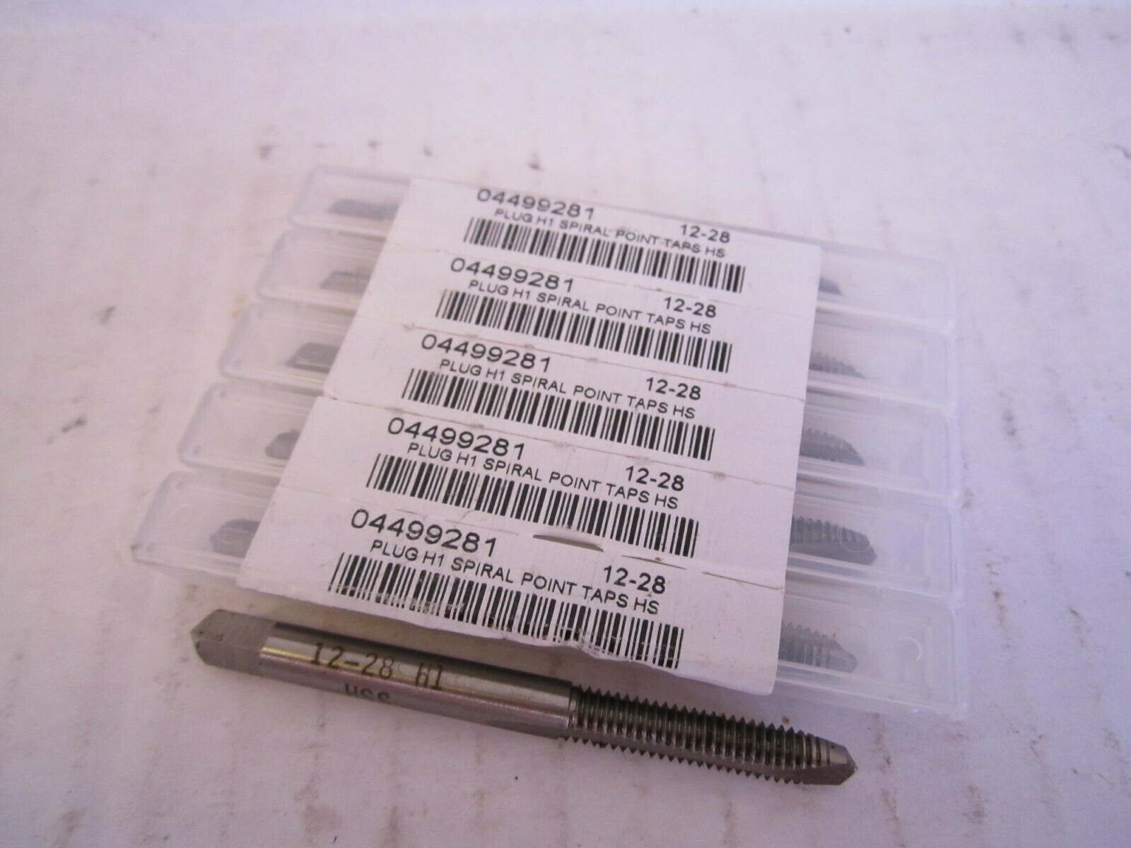 (4499281) 12-28 HSS Spiral Point Plug Hand Taps New - Lot of 6