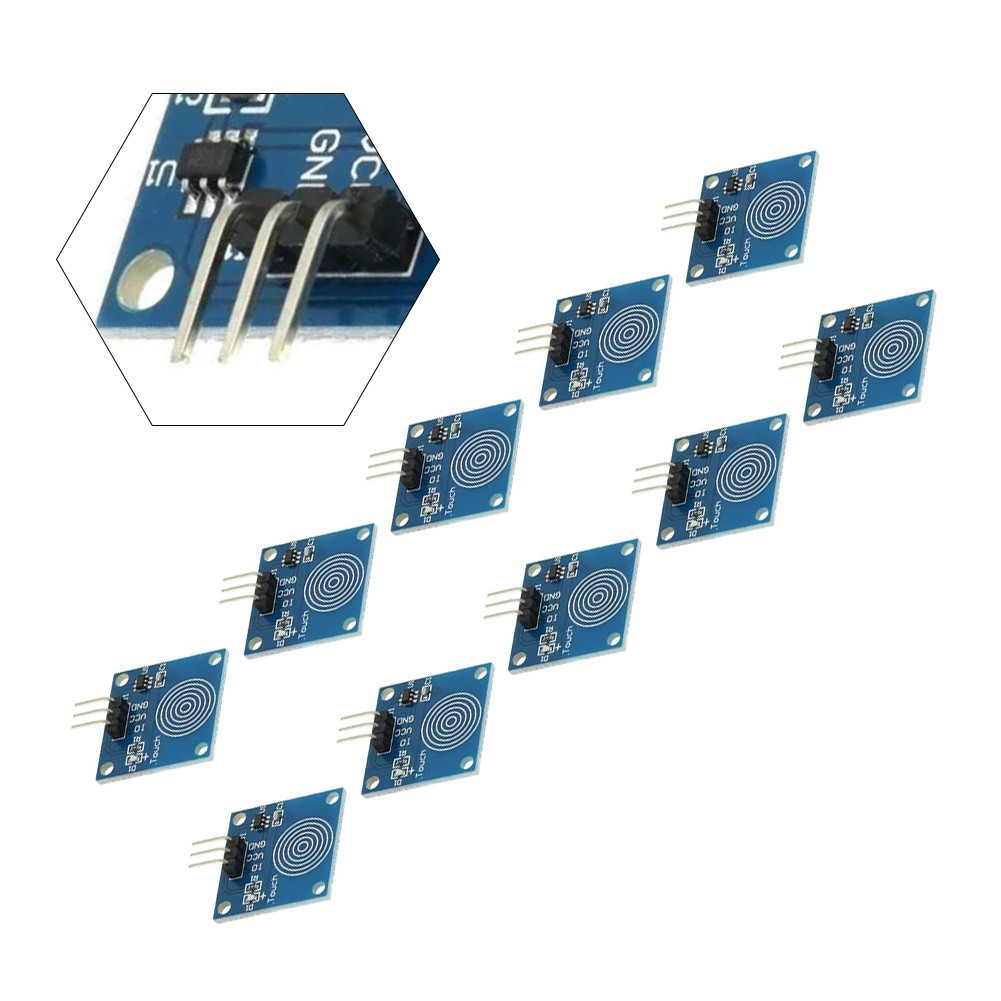 20pcs TTP223 Touch Sensor Modules with Easy Three Wire Connection Setup