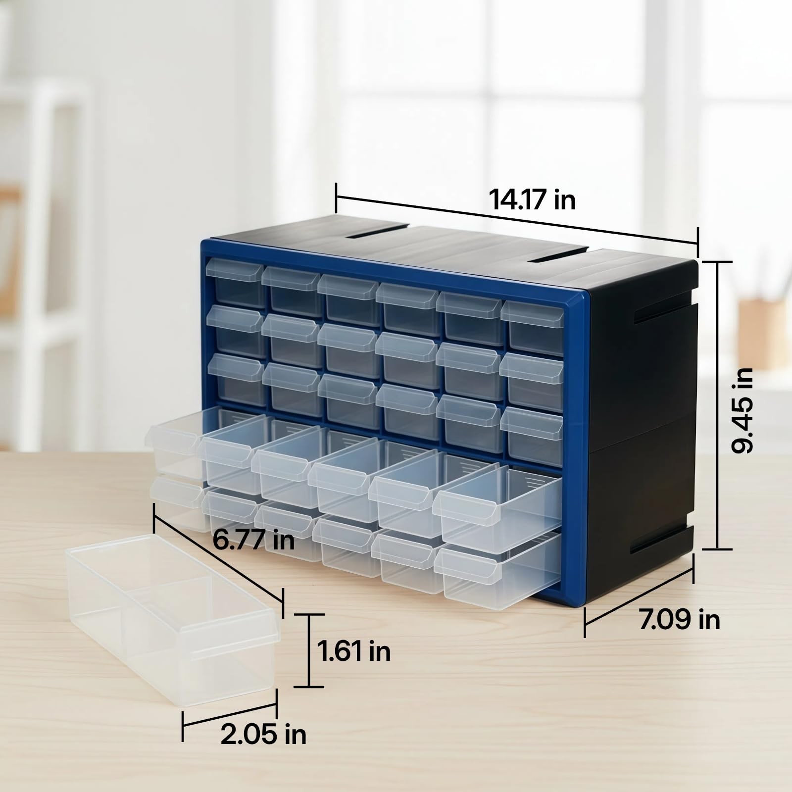 NORTHSKY 30-Drawer Plastic Storage Drawers, Small Parts Organizer, Stackable ...