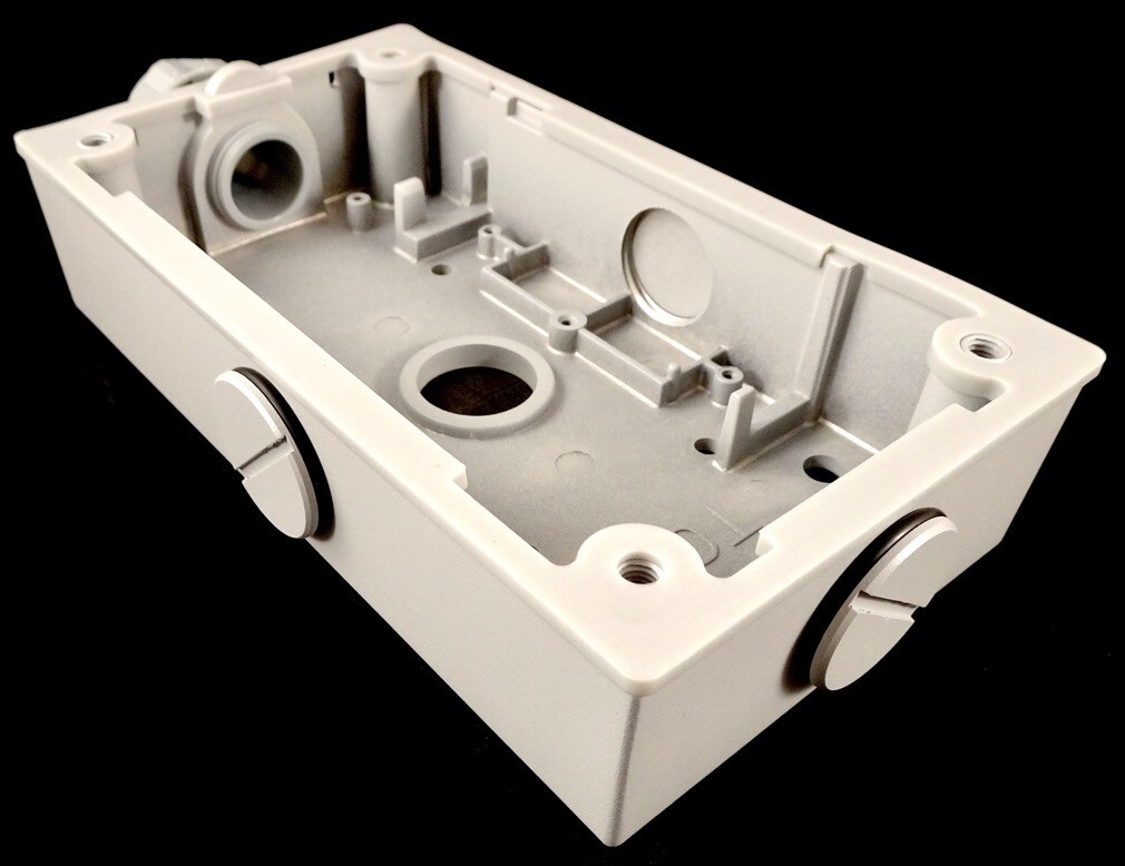 Interlogix Back Box For TVD-SNB-BB Swan Neck Bracket, New In Box