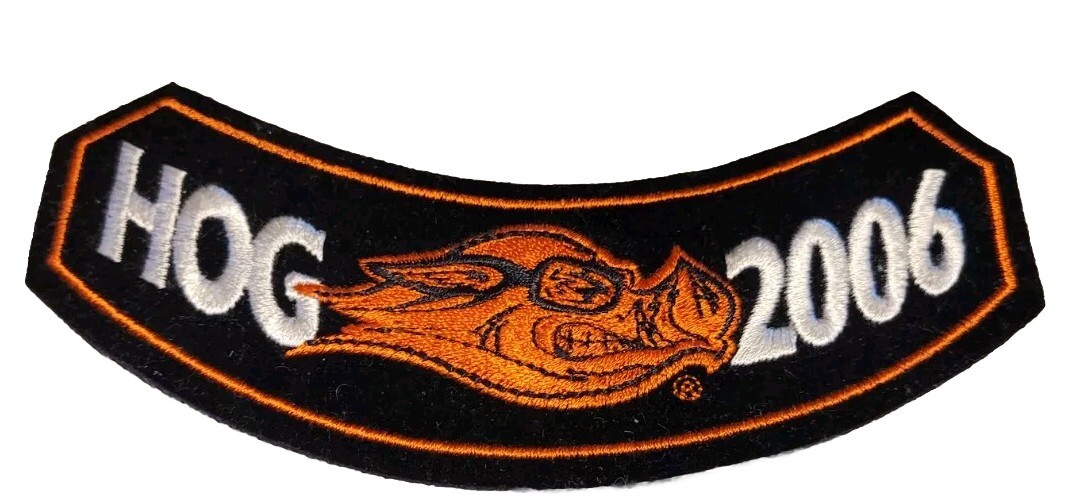 HARLEY OWNERS GROUP YEAR 2006 MEMBER PATCH - VERY NICE CONDITION