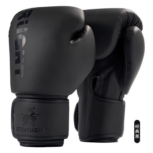 Boxing Gloves Men Women Sparring Training Punching 16 ounce Black,          Bx12