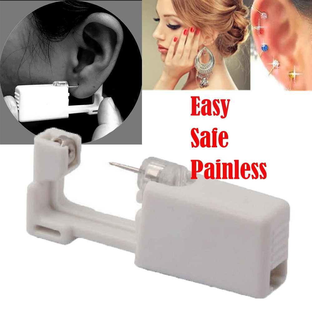 2024 Ear Piercing Gun Nose Self Disposable Kit Tool Set Stud Navel NEW