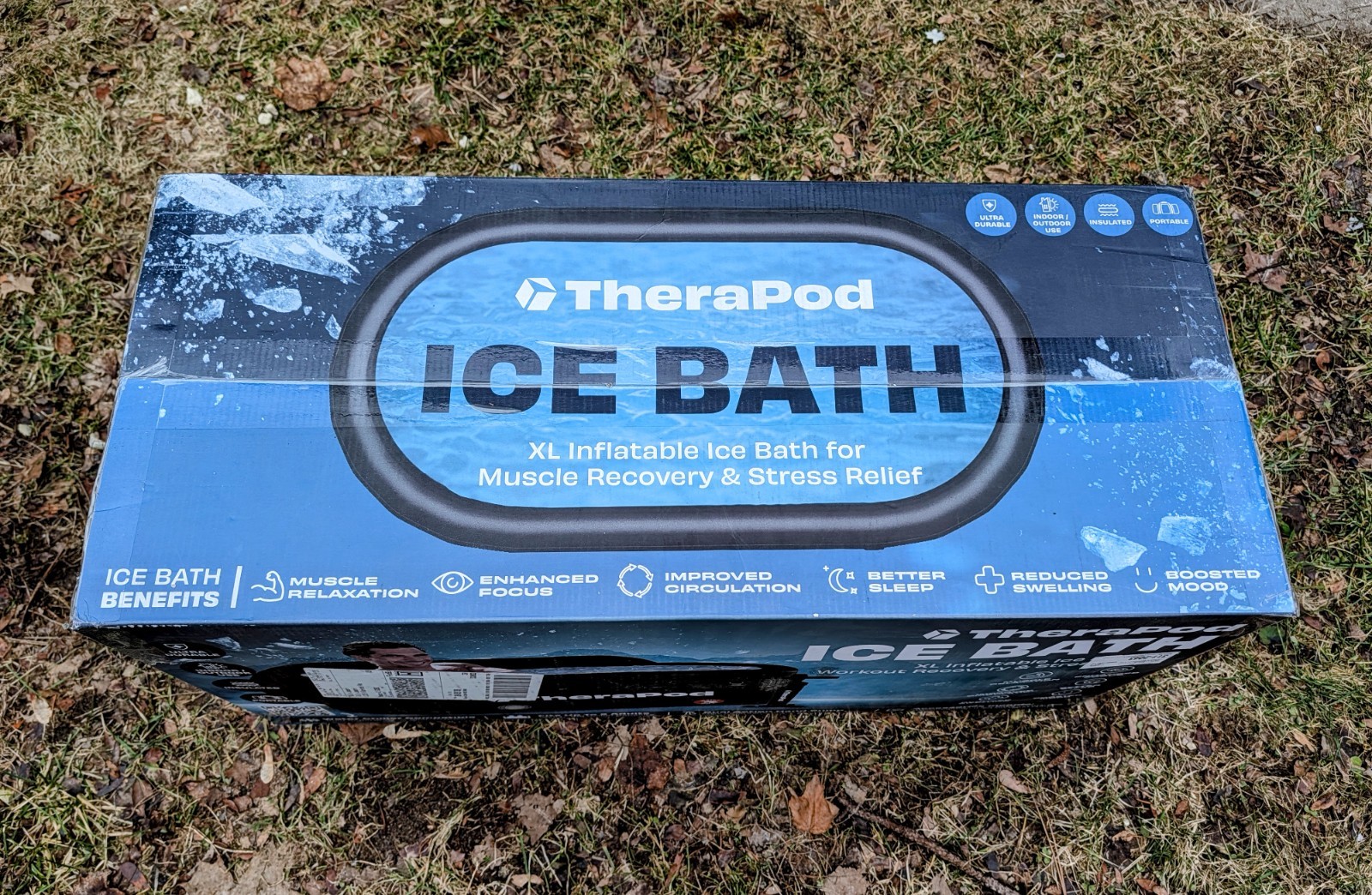 (NEW) Therapod XL Portable Inflatable Ice Bath