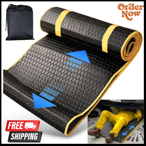Magic Rolling Creeper Mat – Portable Low Clearance Mechanics Mat, Foldable Garag