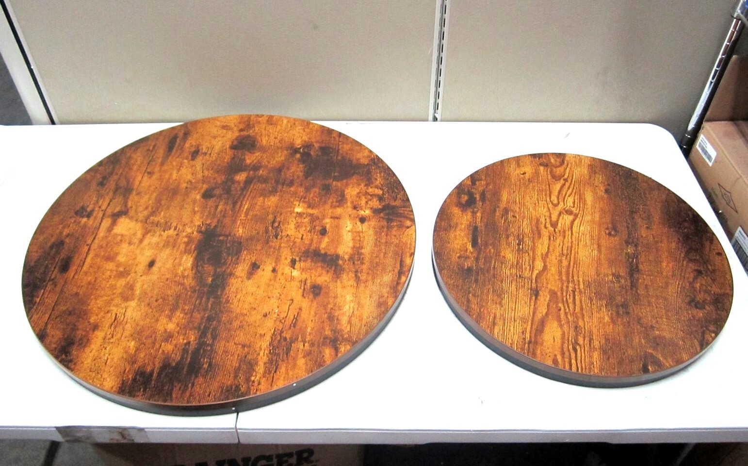 Kasshom Rustic Brown 2 Piece Nesting Coffee Tables