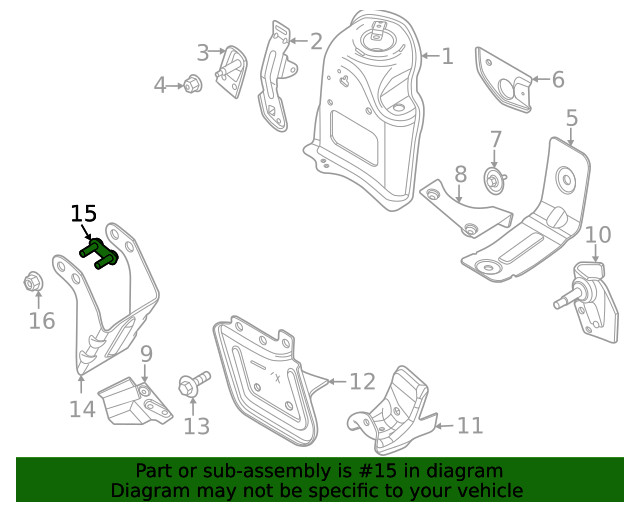 Genuine Ford Extension Bolt -W714631-S439