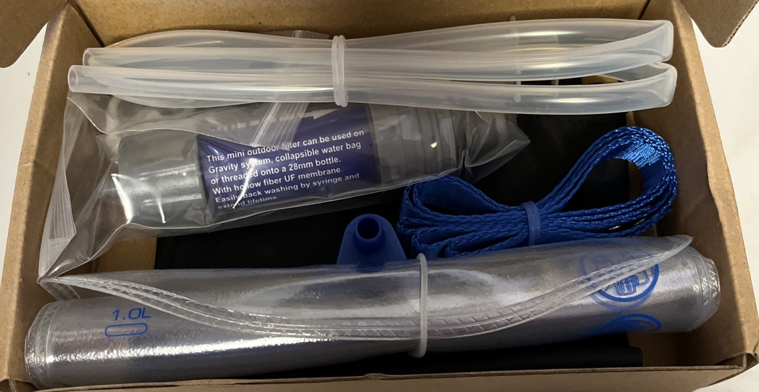 Gravity Water Filter 3L Gravity Bag Camping Water Filtration System Tree Strap
