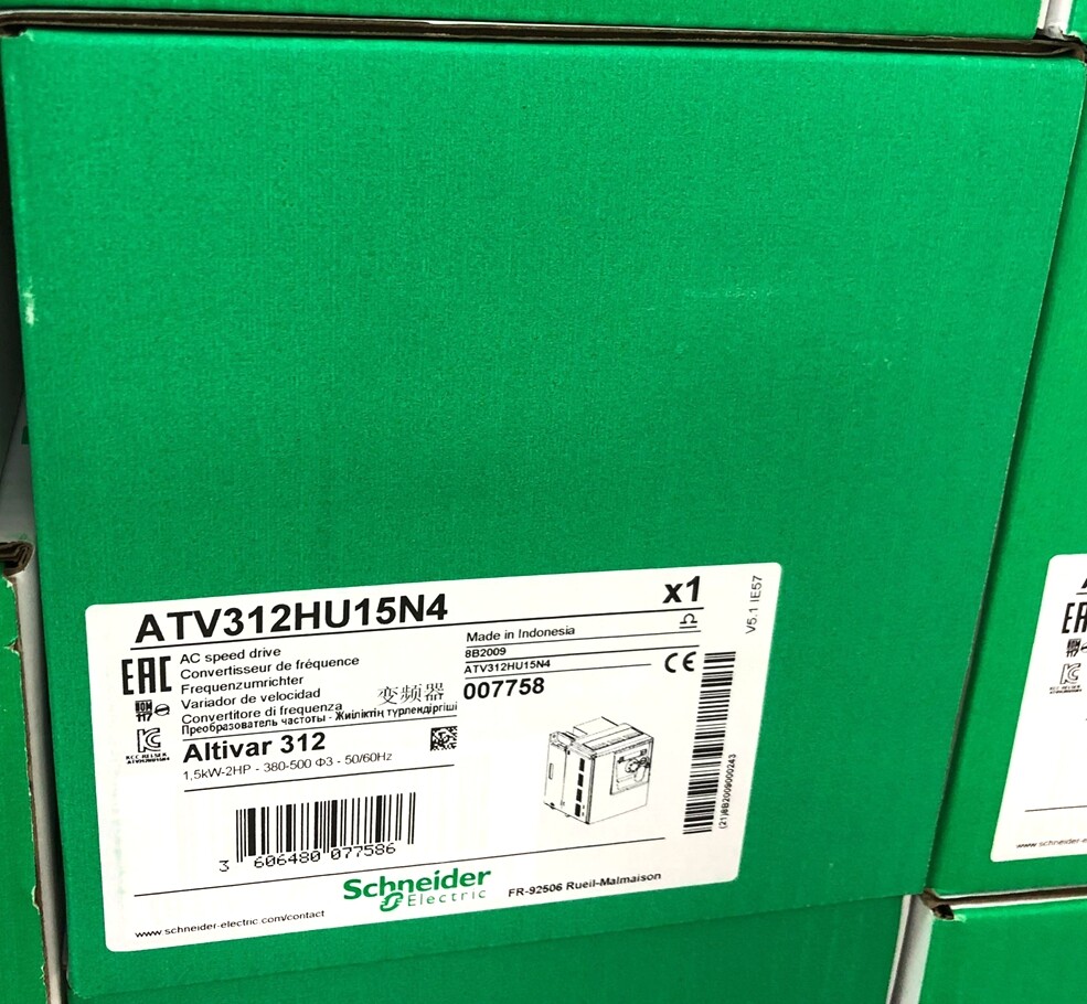 NEW IN BOX FOR SCHNEIDER TELEMECANIQUE ATV312HU15N4 INVERTER DRIVE ELECTRIC