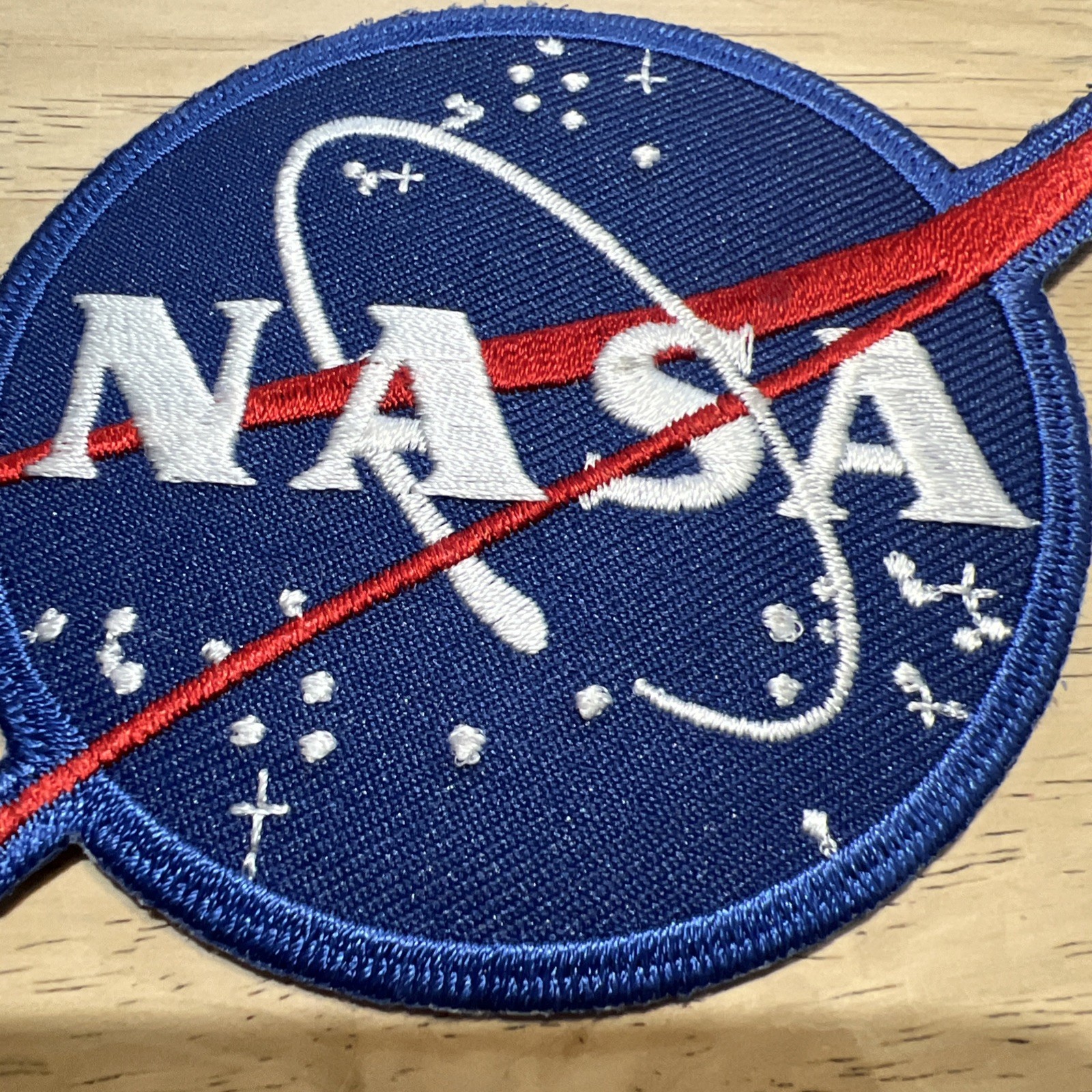 Vintage NASA Vector Logo Insignia Space Program Patch