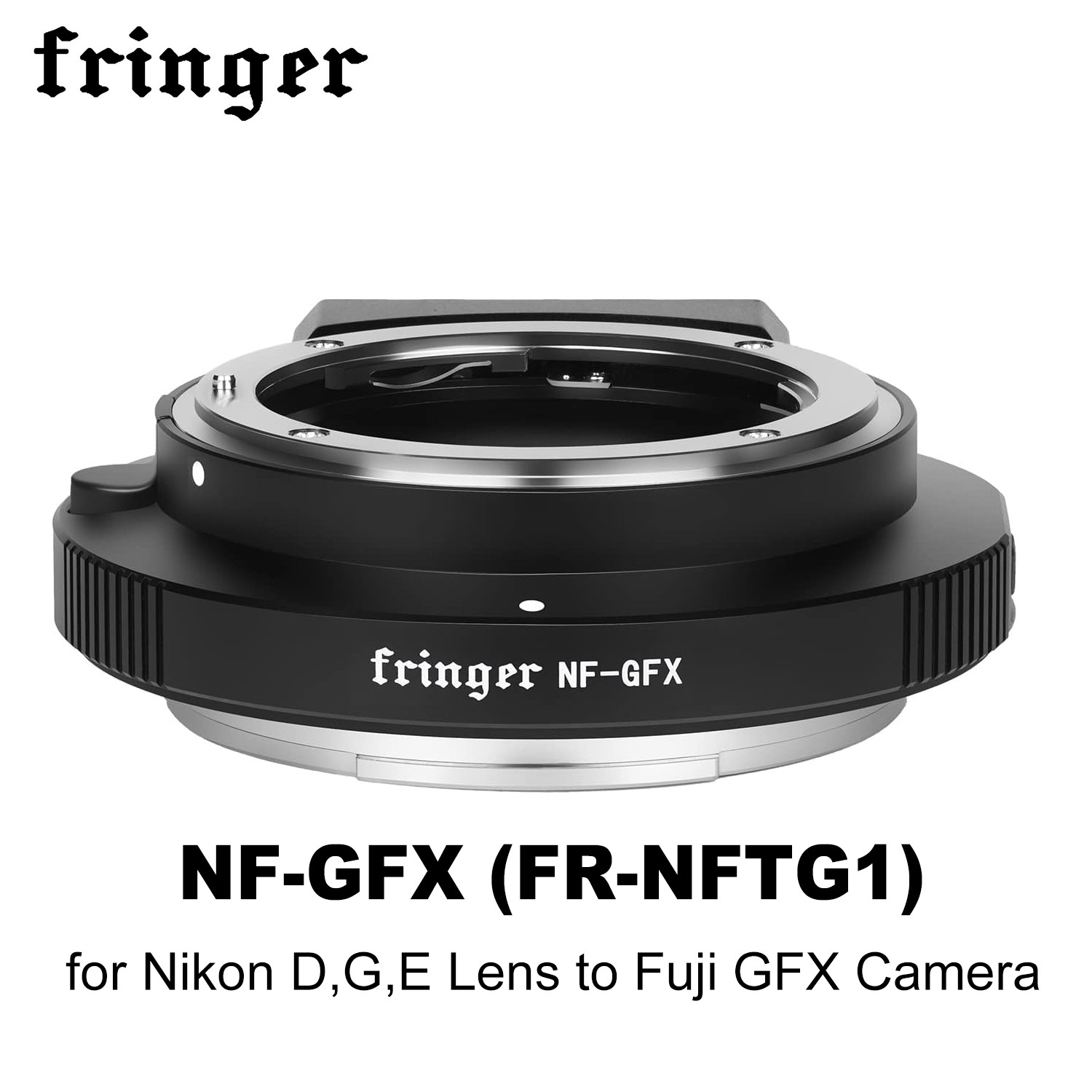 Fringer NF-GFX Auto Focus Lens Adapter Nikon F Mount Lens to Fujifilm Fuji GFX G