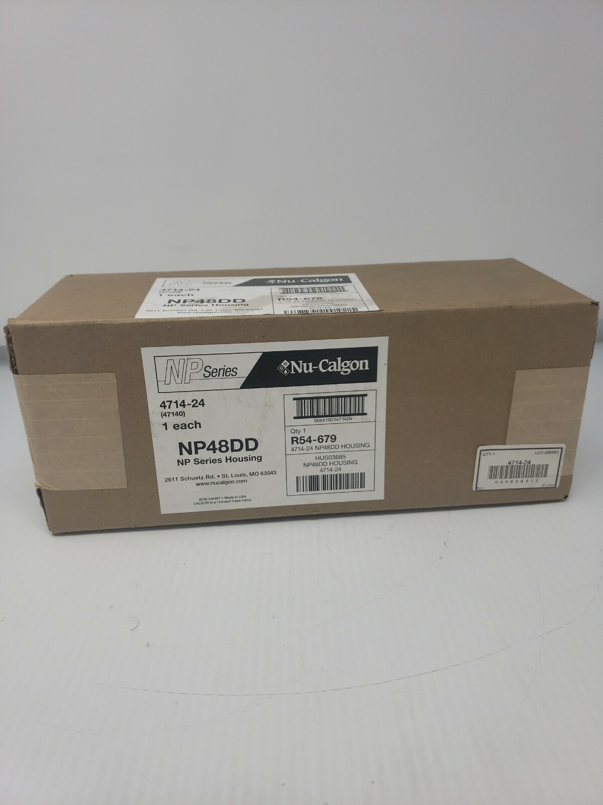 Nu-calgon NP Series R54-679 4714-24 NP48DD Housing