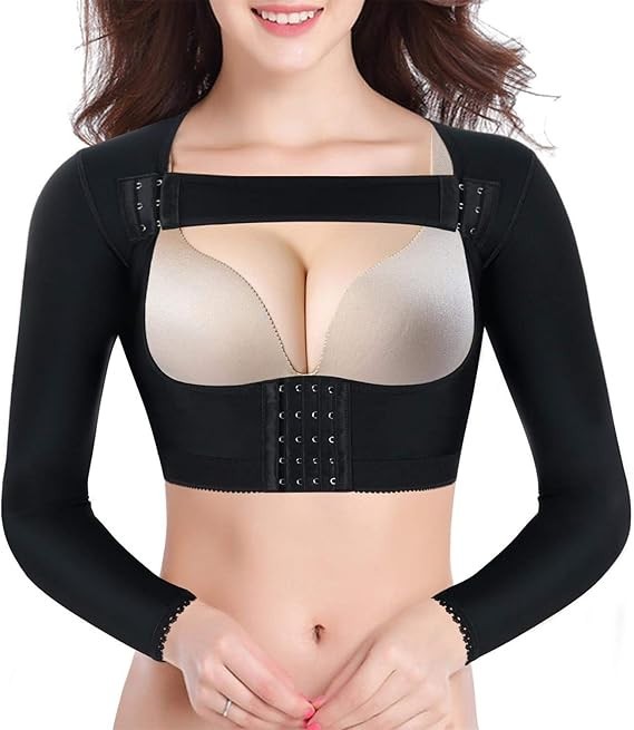 Bingrong Women Upper Arm Shaper Body Compression Sleeves Post Surgical