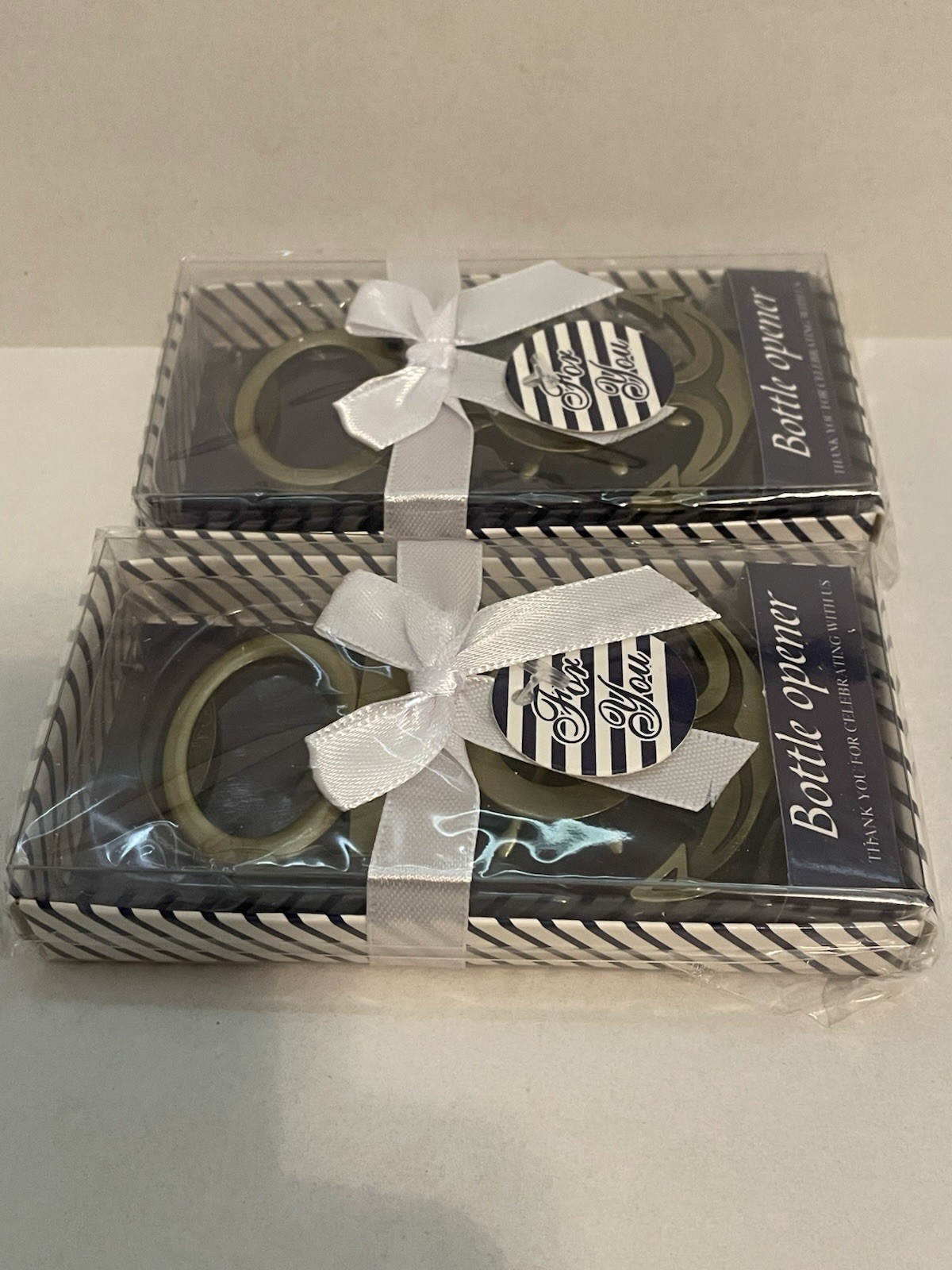 2 Nautical Themed Anchor & Wheel Bottle Openers