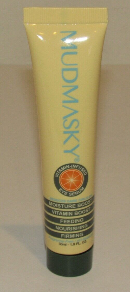 Mudmasky Vitamin Infused Eye Serum 1 Oz 30mL Full Size SEALED Firming Nourishing