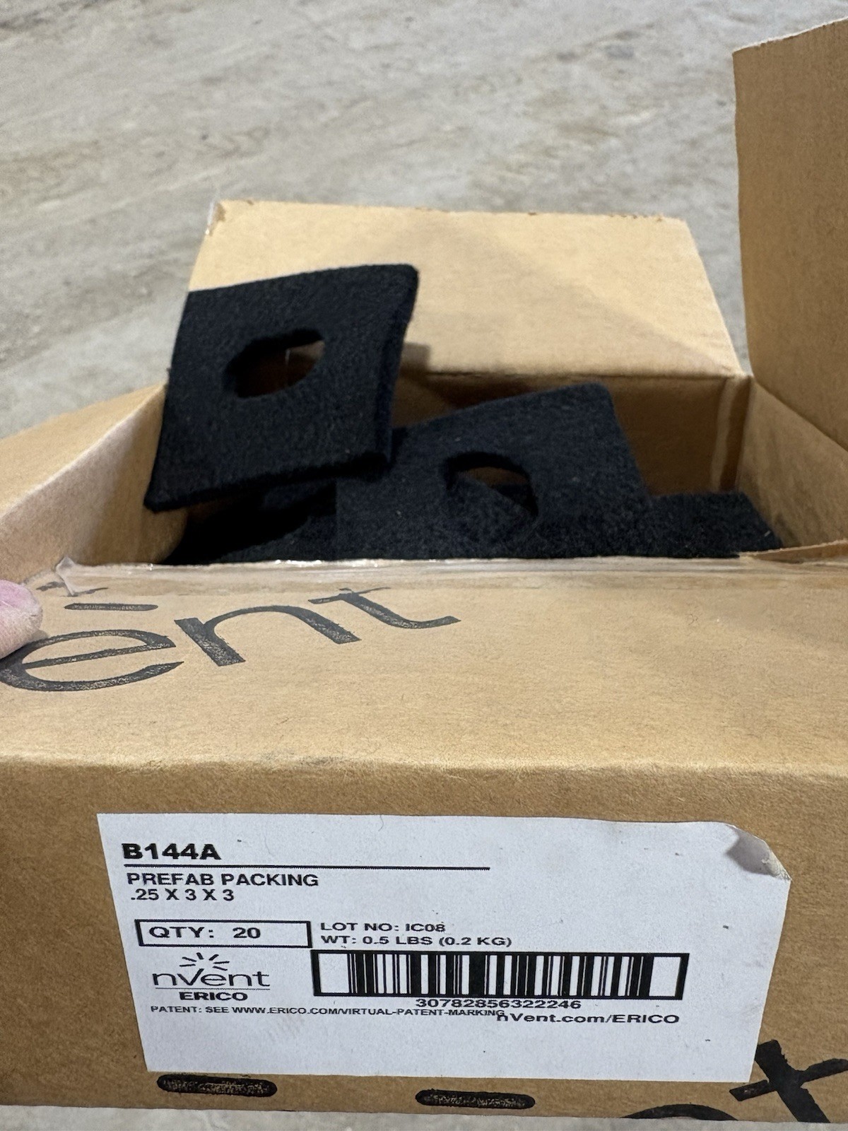 (Lot of 15) ERICO B144A, Welding Batting/Packing Material, Ceramic