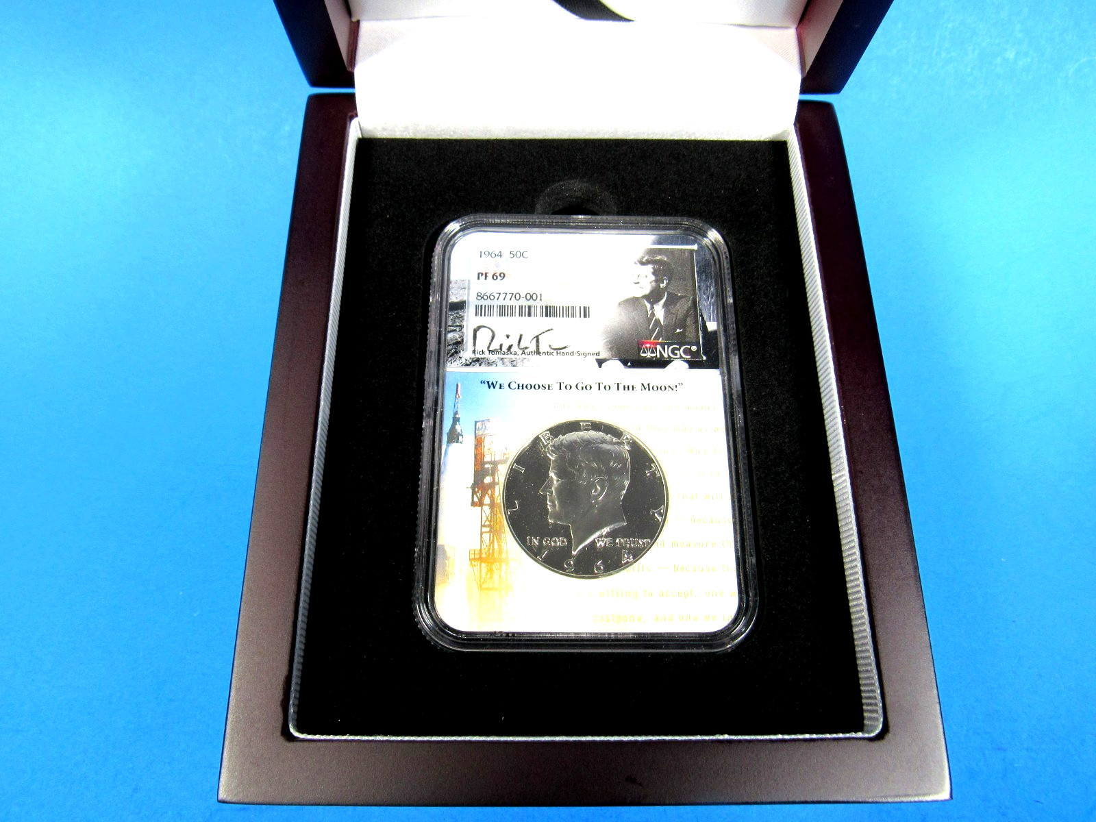 1964 P,   First Year of Issue,   Silver Kennedy  Half Dollar   NGC   Pf 69