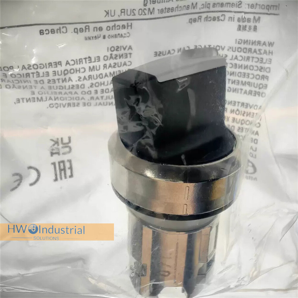 1/Piece NEW 3SU1052-2BF60-0AA0 White SIEMENS Selector Switch Metal Button Head