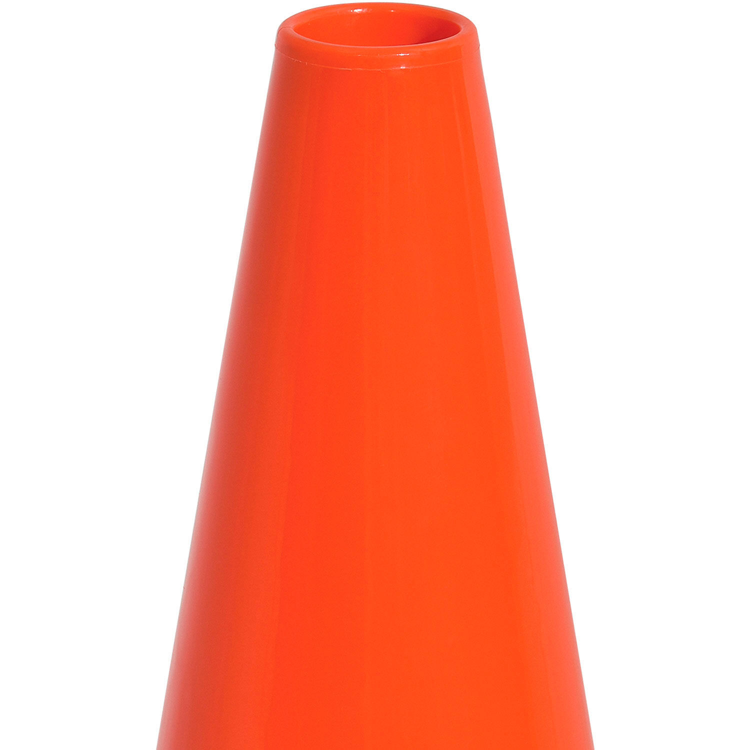 36" Non-Reflective Traffic Cone Black Base 10 lbs