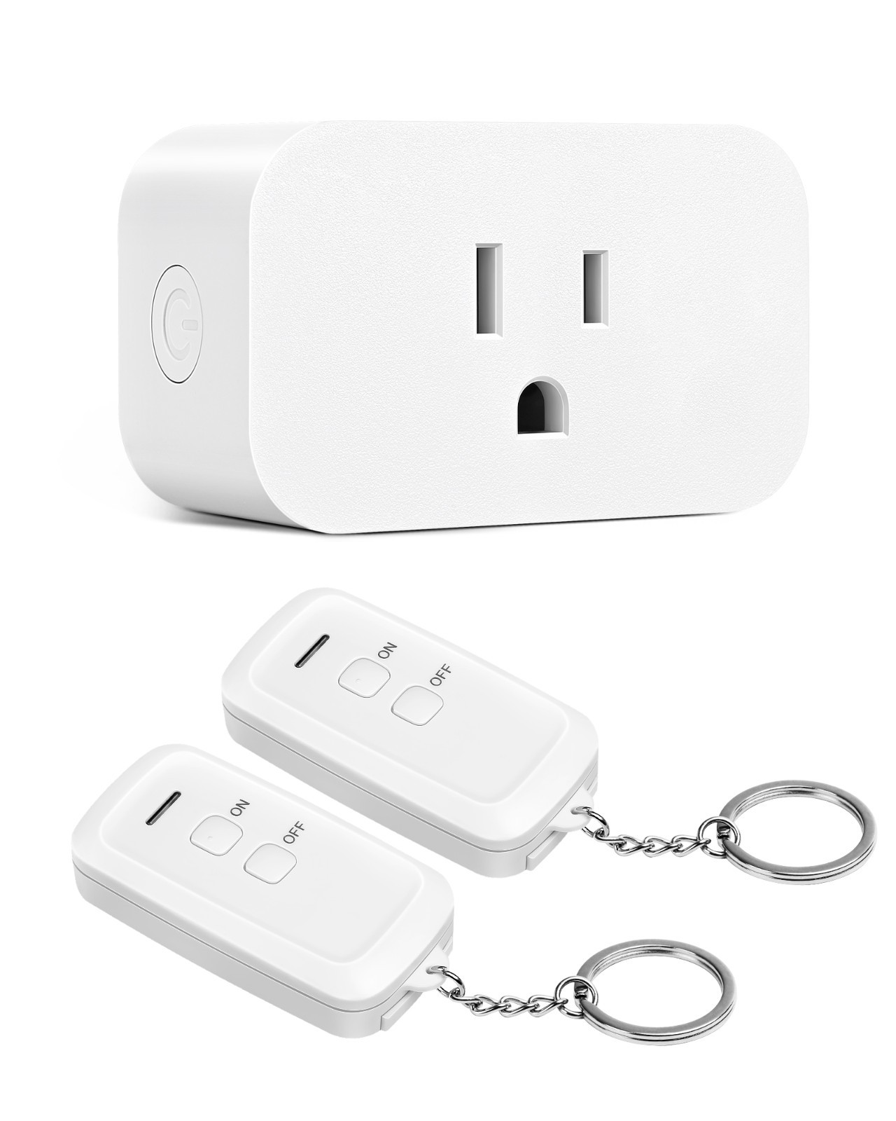 DEWENWILS Wireless Remote Outlet 2 Remotes for Christmas Tree Lights 100FT
