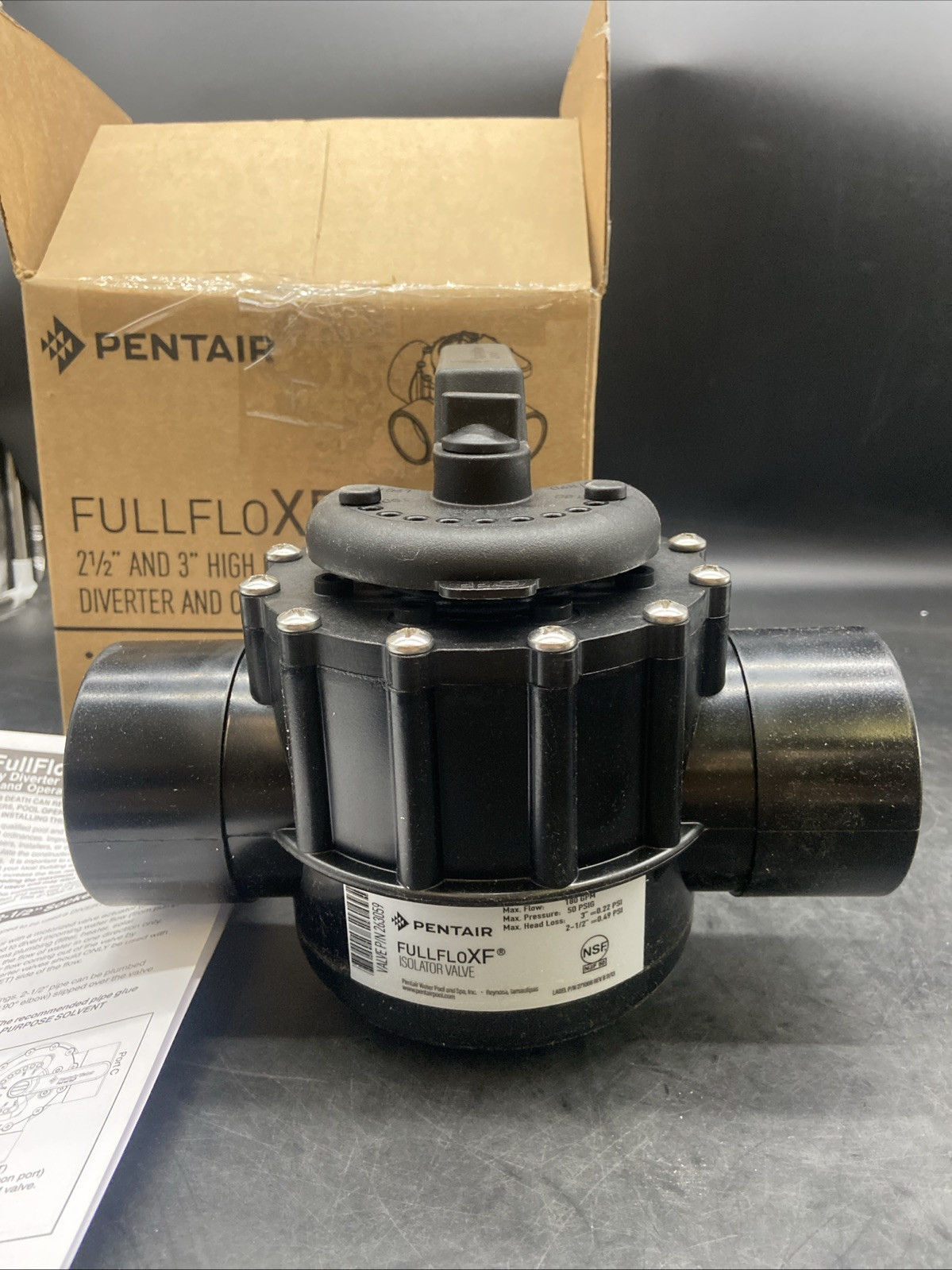 2.5"-3" FULLFLOXF HIGH PERFORMANCE DIVERTER & CHECK VALVES (PENTAIR - 263059)*