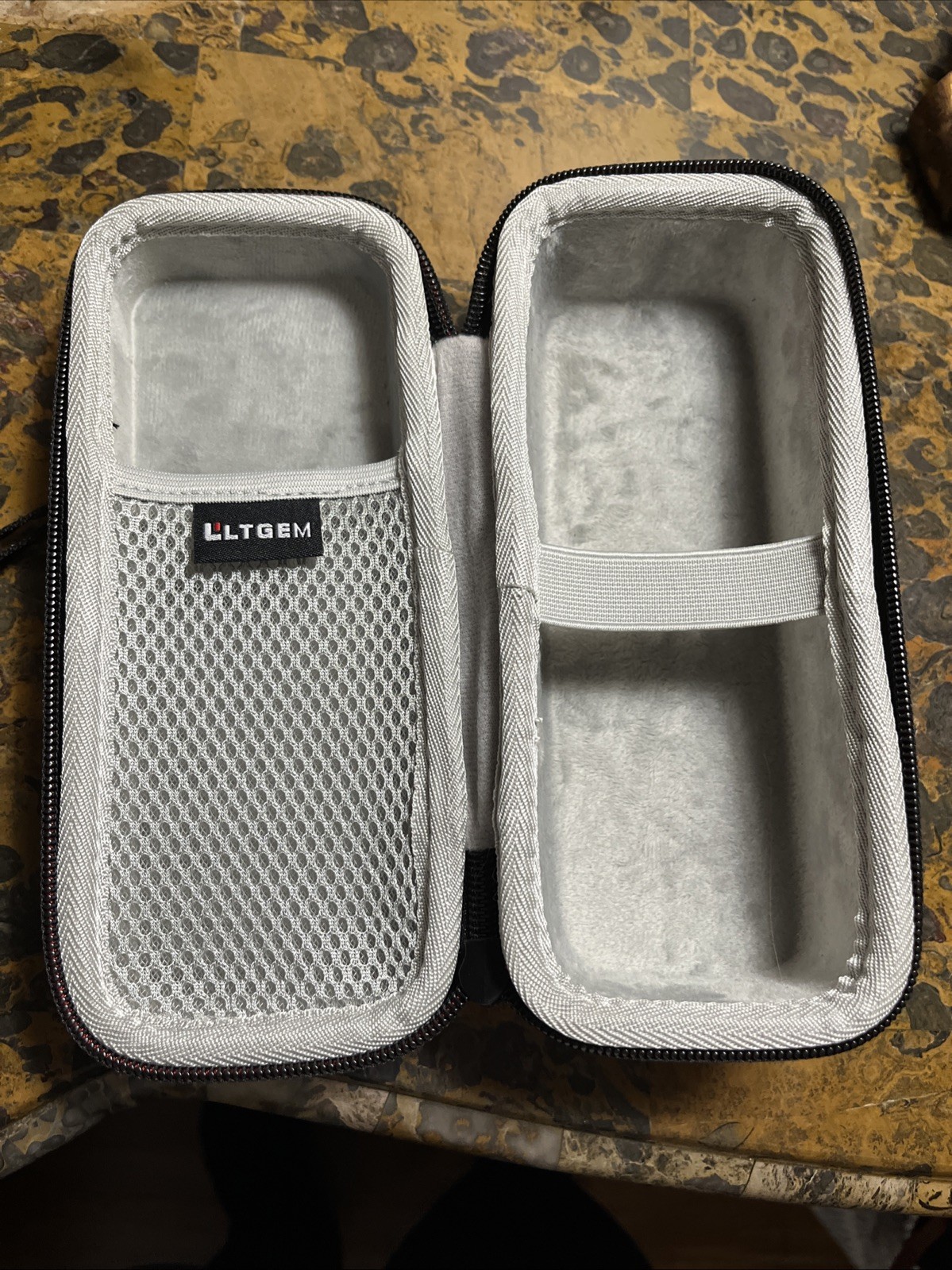 LLTGEM Meat Thermometer Case Black and Red