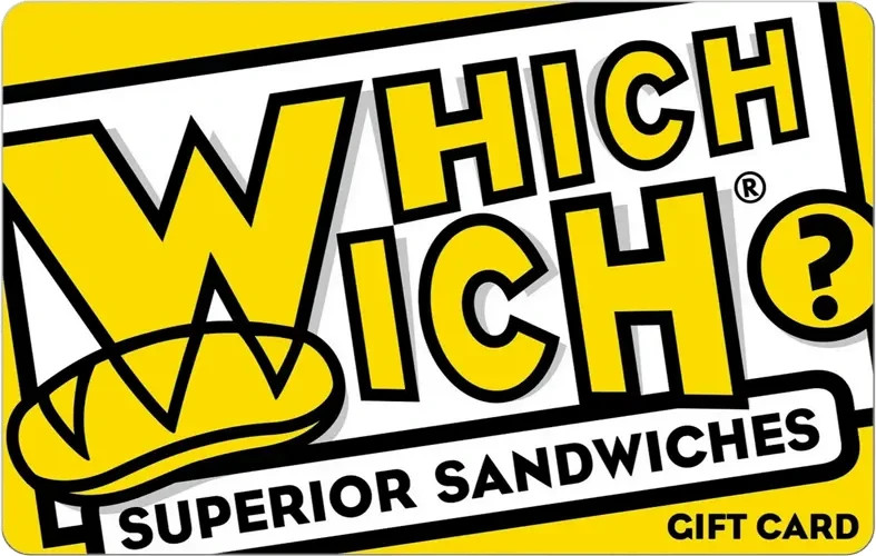 $25 Which Wich Digital Gift Card – Fast Email Delivery.