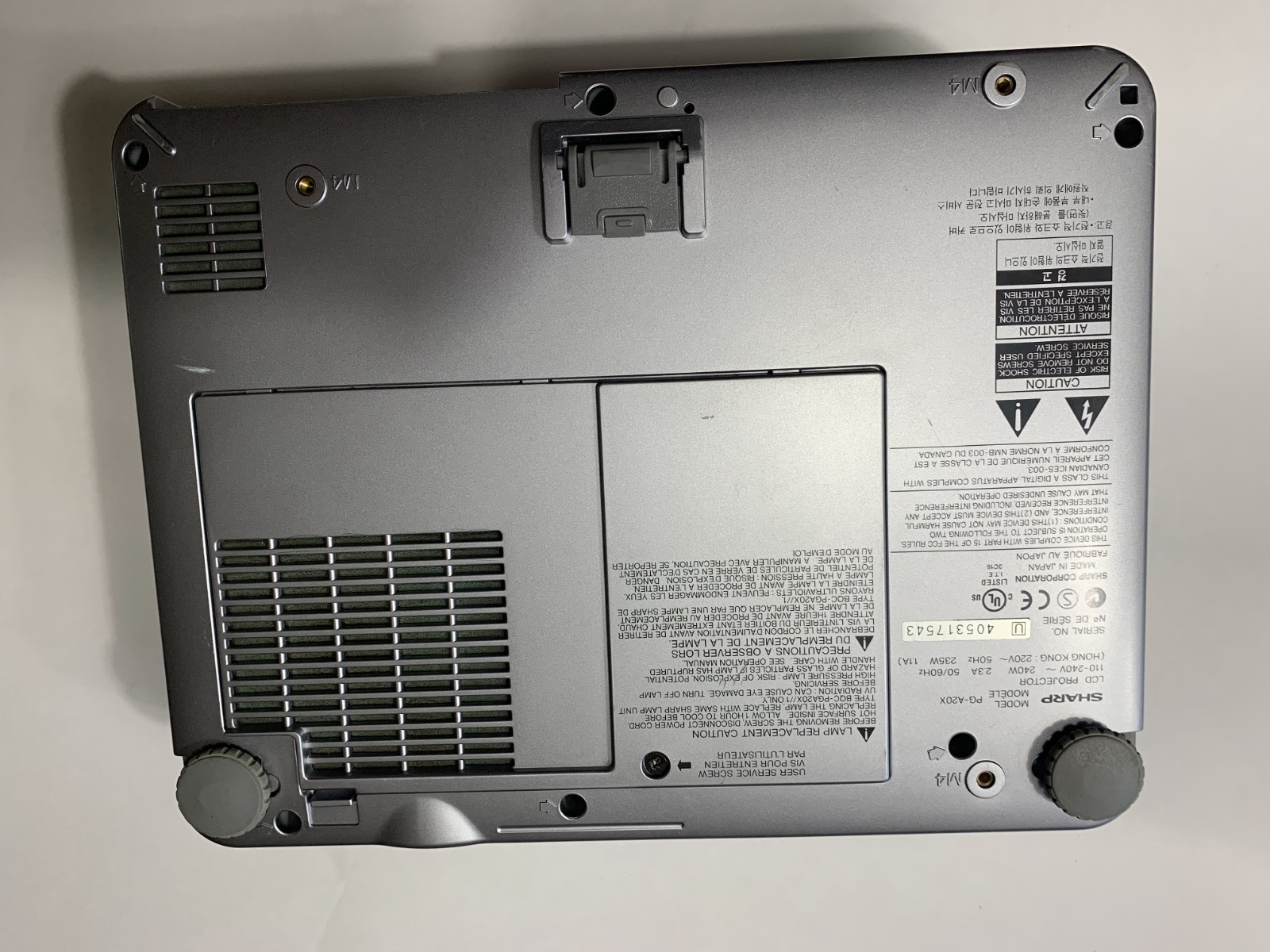 Sharp PG-A20X Notevision Projector
