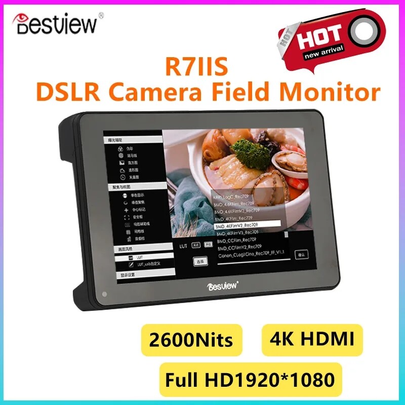 Desview R7SII R7S II 7inch SDI HDMI 4K 3D-LUT Field Camera Monitor Touch-Screen