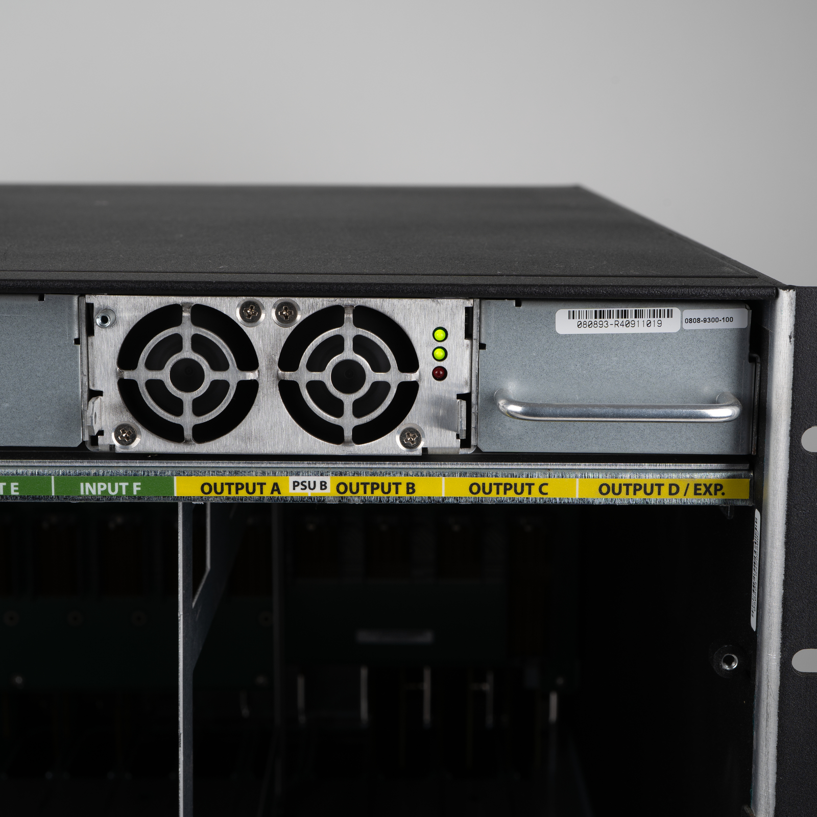 KXA-FR7 Kaleido-X Chassis w/ 2 PSUs & KXA-GPI-GEN Board by Miranda