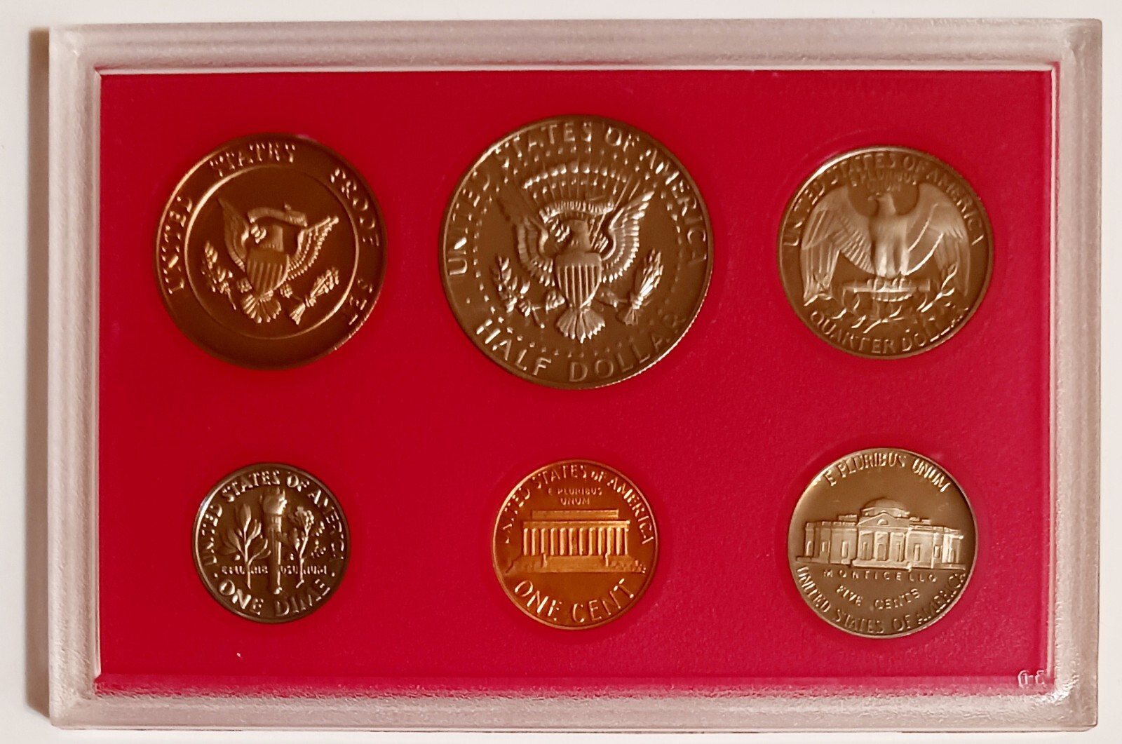 1982 United States Proof Set, 6 Coin Set