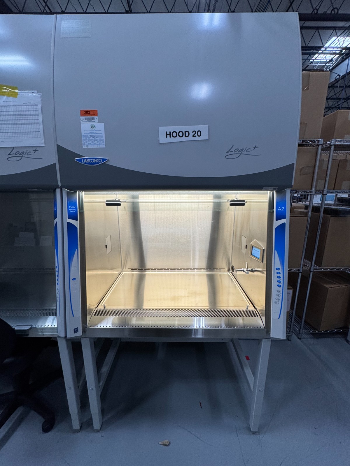 Labconco Purifier Logic+ A2 Biosafety Cabinet 3ft (302311101) w/ Stand