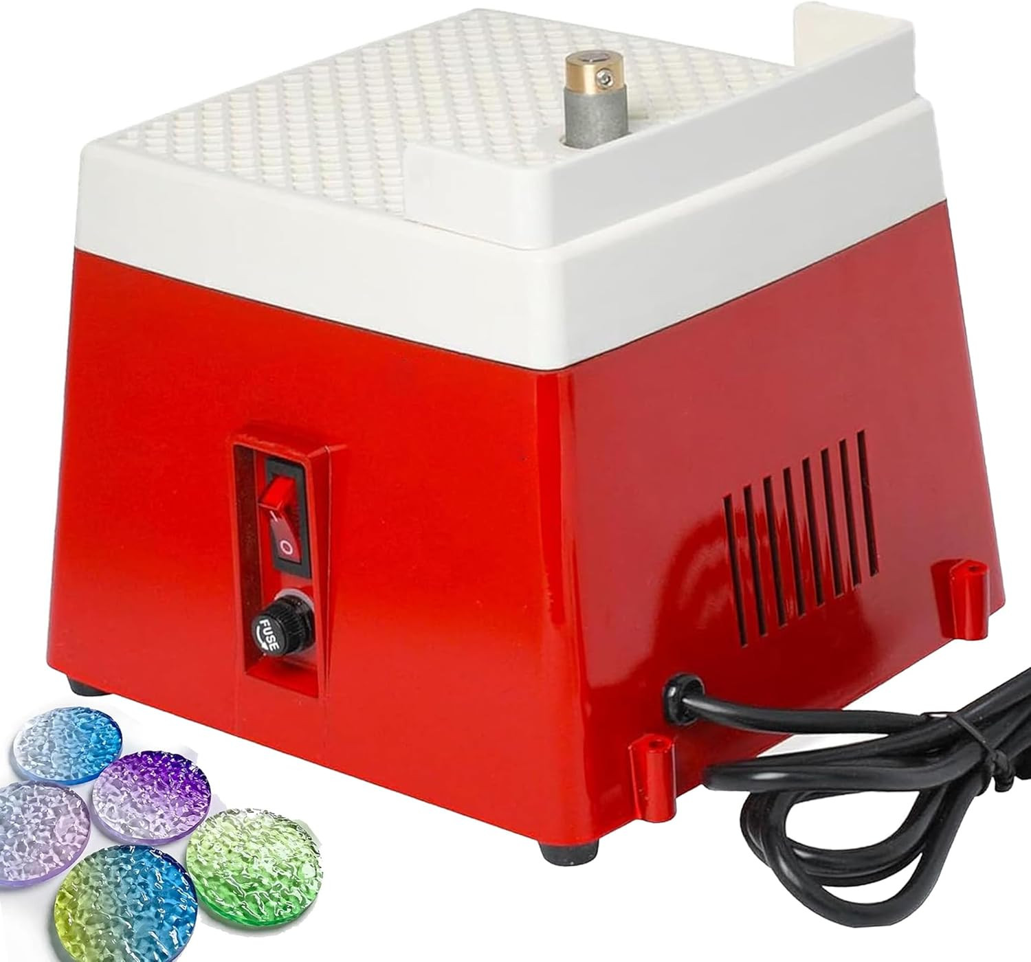 Glass Grinder for Stained Glass, Mini Portable Stained Grinder Tool with 5/8" Gr