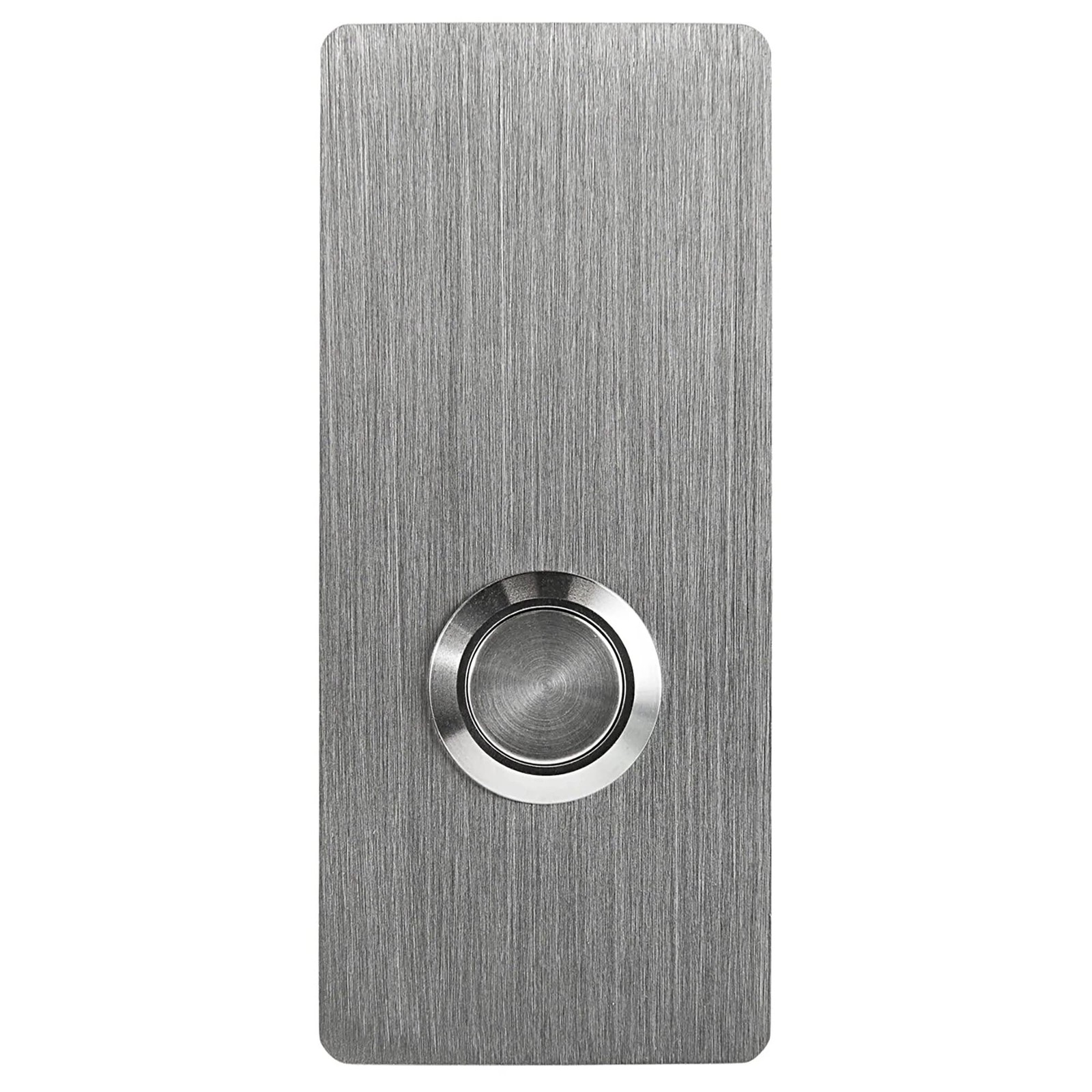 Stainless Steel Doorbell 1.37" x 3.14" x 4mm Thickness - Replaces 12V Wired