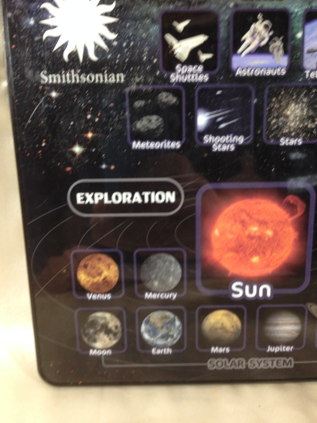 Smithsonian Kidz Delight Tablet Solar System Space Exploration