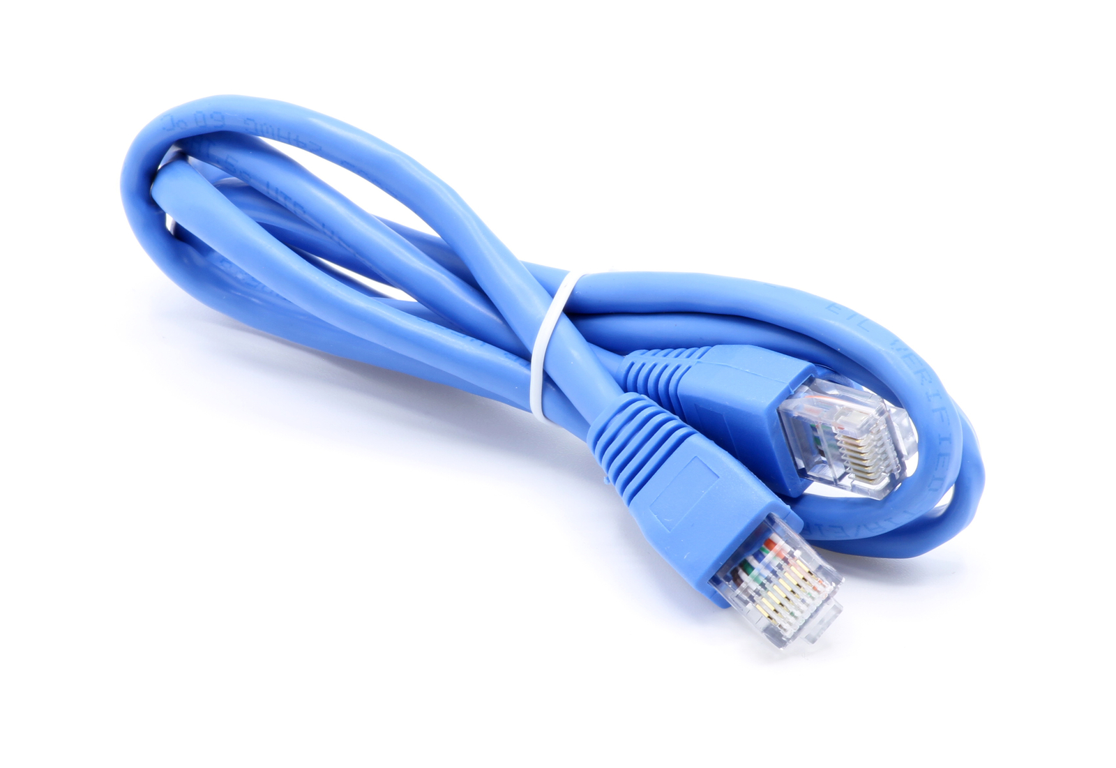 3 Foot Blue - Ethernet Network Cable - Cat5e Patch Cord - 3 Ft - LAN - 25 Pack