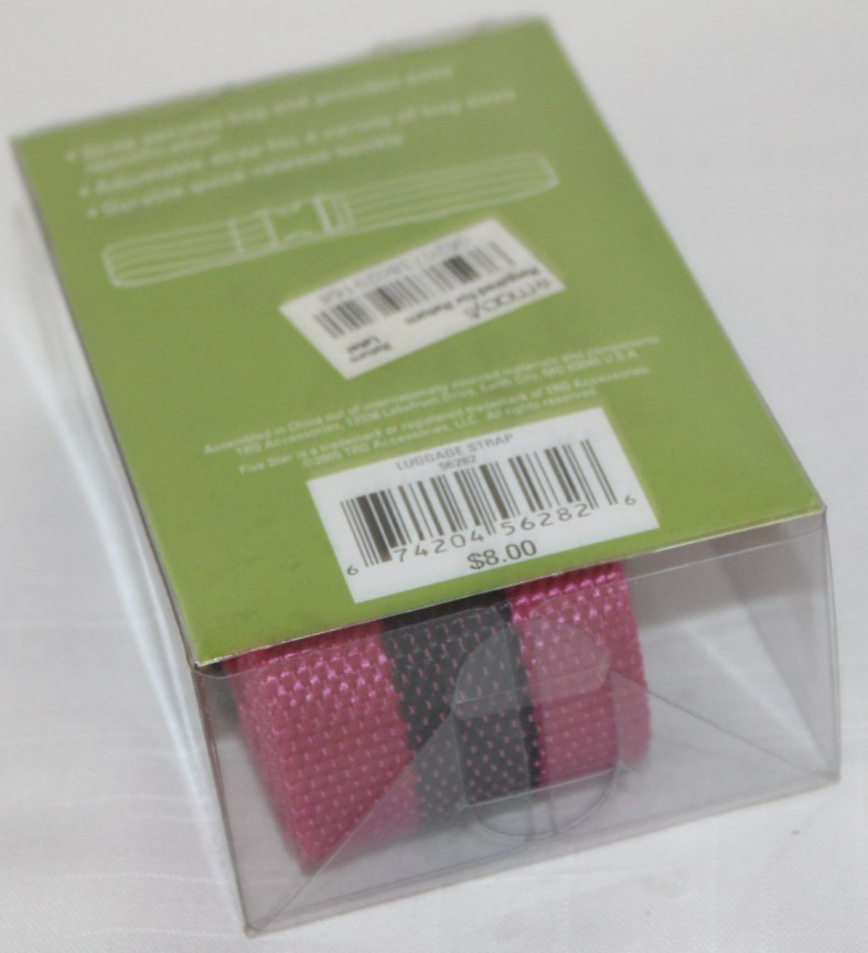 Five Star Travel Accessories Luggage Strap Raspberry Color-G8