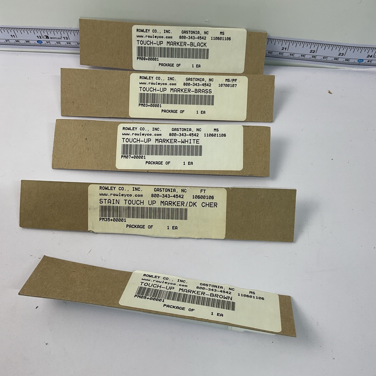 Genuine Oem Rowley Co. Touch Up Marker Set New Rare Lot