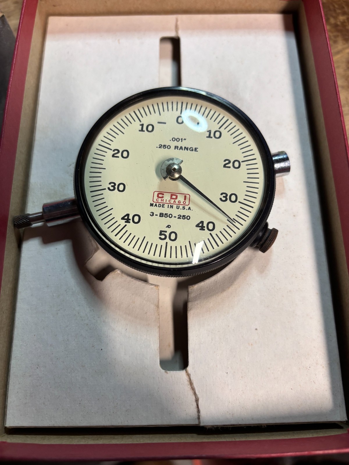 CDI Chicago 3-B50-250 Dial Indicator - .250" Range - .001" Grad - USA - Tool