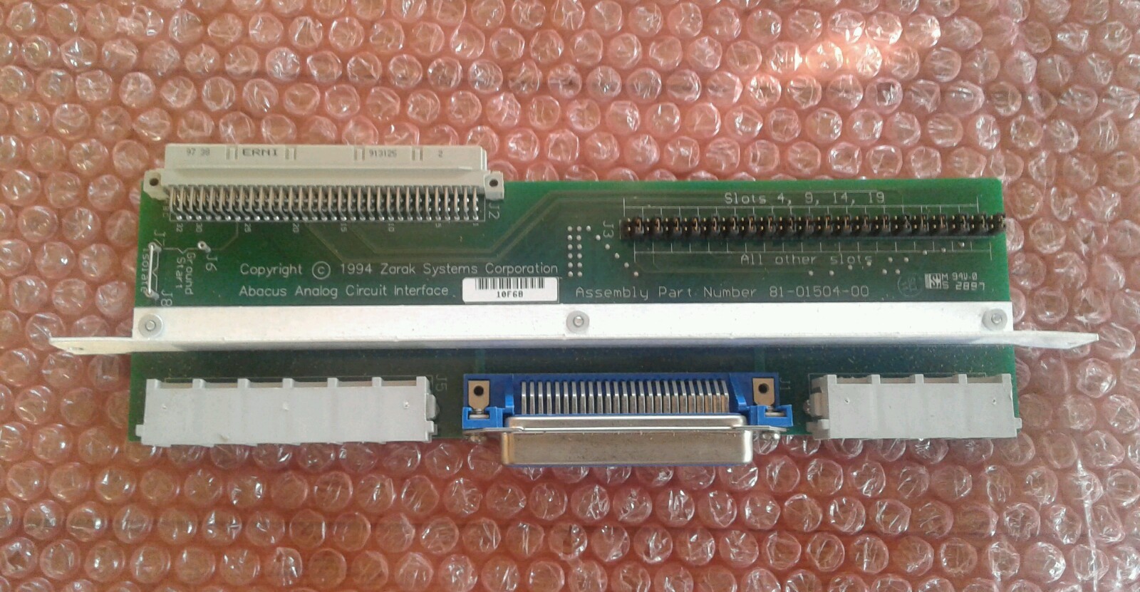 Zarak Systems 81-01504-00 Abacus Analog Circuit Interface
