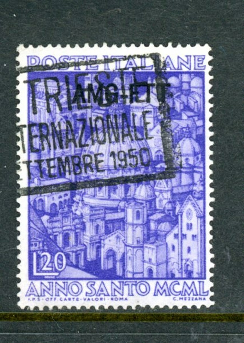 Italy Trieste AMG Scott # 74 - Used - CV=$4.75