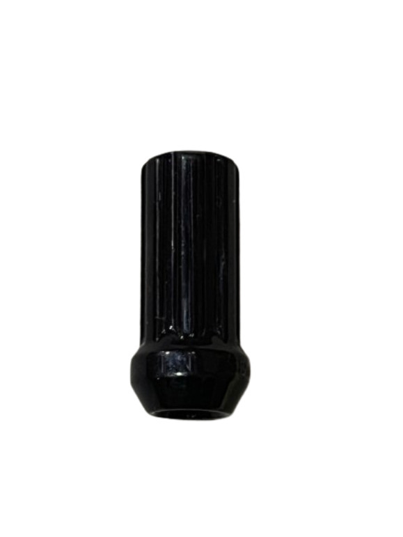 3807LBK 12MMX1.50 DUPLEX 7 SPLINE BLACK LUG NUTS 2"LONG (30 BOX)