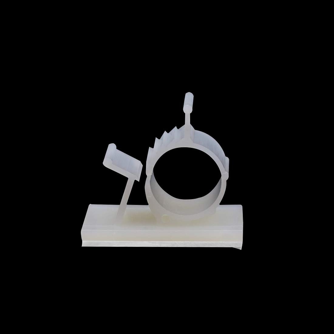 25 Medium Pack Adjustable Cable Tie Clips Adhesive Wire Clips Nylon Wire Clam