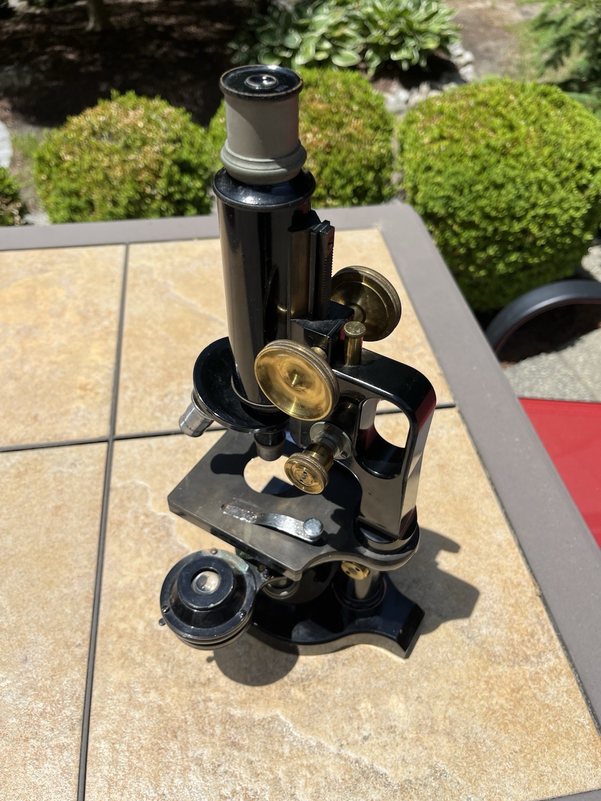 Vintage Spencer Brass Microscope #5057