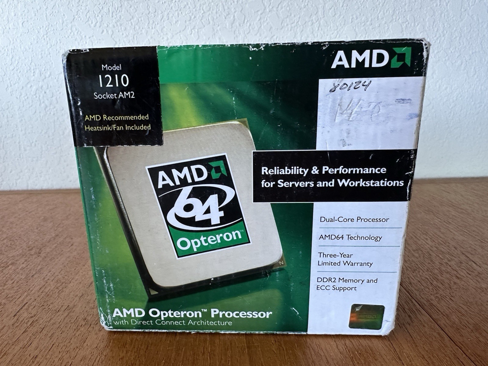 AMD 64 Opteron Model 1210 Socket AM2 *NEW SEALED/ Worn box*