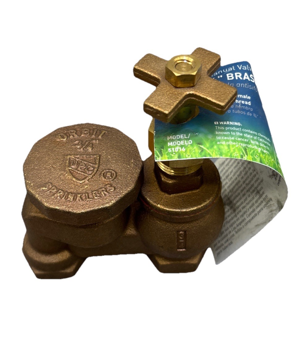 Orbit 3/4 in. Brass Anti-Siphon Manual Control Valve (51016) {20}