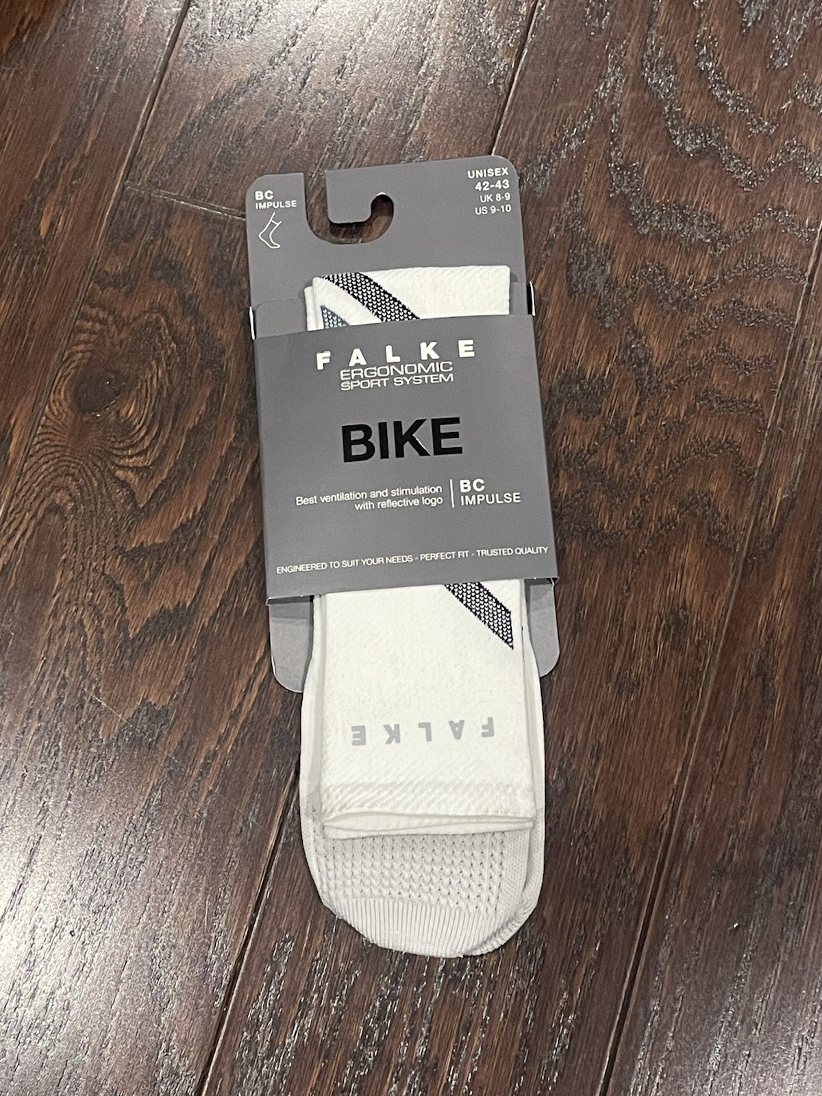 Falke BC Impulse MTB Mountain Bike Cycling Socks - Unisex 42-43  US 9-10 NEW