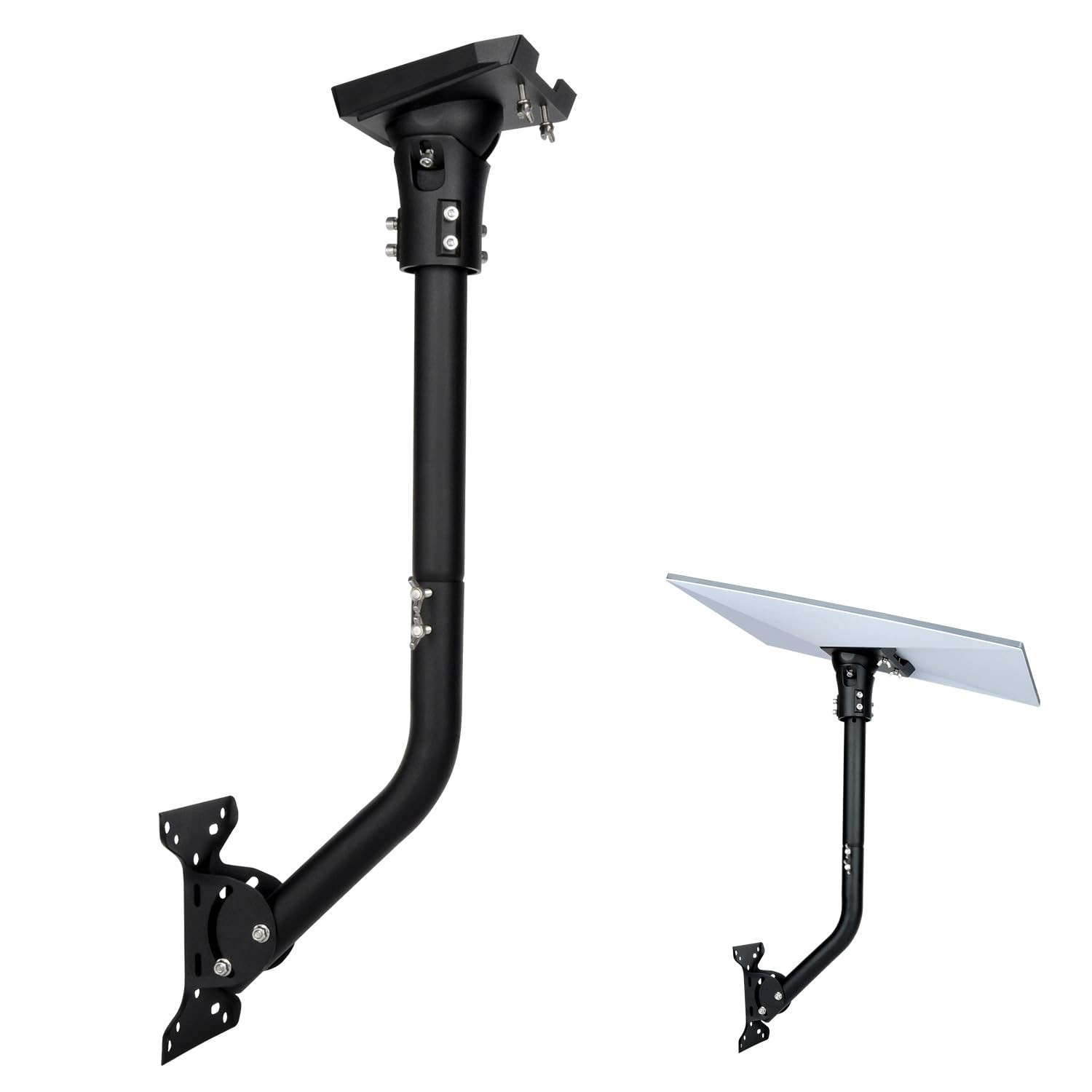 Wall Pole Mount for Starlink Standard 4/4X/Gen 3, Pole Mounting Kit with Adju...