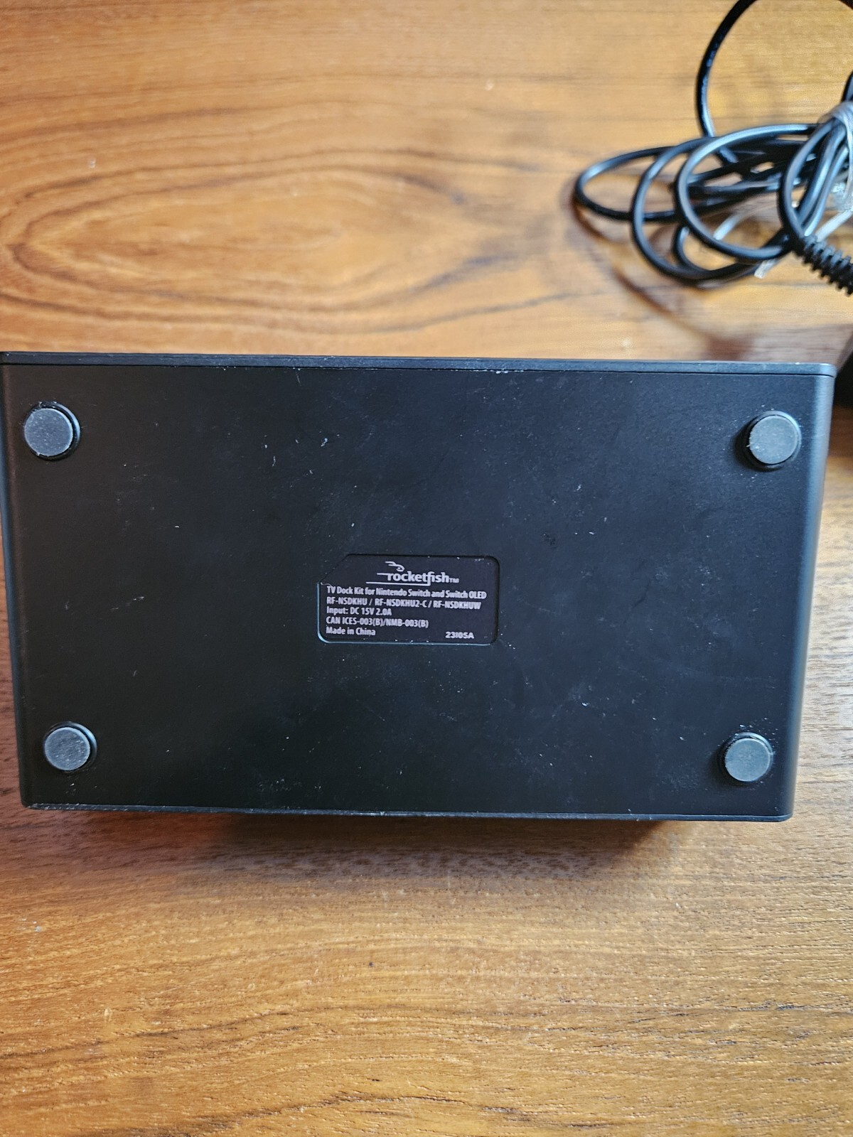 Rocketfish RF-NSDKHU TV Dock Kit For Nintendo Switch - Black